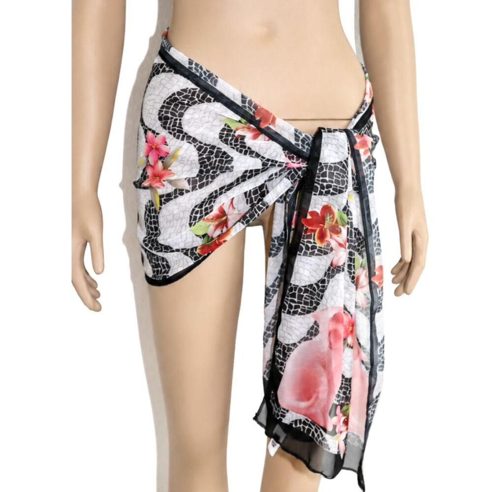 Floral Sarong Scarf Wrap Beach Cover Up
